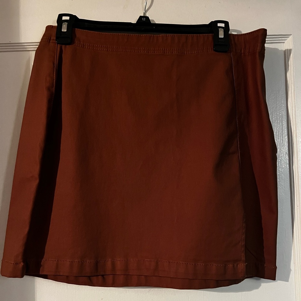 Faux Leather Skirt